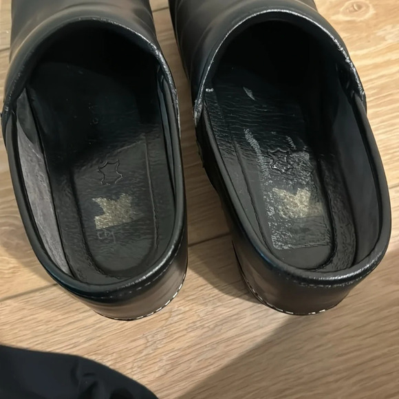 Dansko Professional Black Cabrio leather clogs women size 40 - Picture 7 of 10
